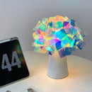 Axyaa Modern Colored Petal Table Lamp for Chic Living Spaces