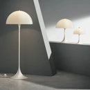 Axyaa Nordic White Mushroom Floor Light - Modern LED Standing Lamp