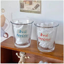 Axyaa Glass Korean Style Latte Coffee Tea Cup Cocktail Glassware - 320ML