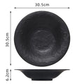 Axyaa Matte Ceramic Deep Plate Set - Restaurant Quality Tableware
