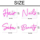 Axyaa LED Flex Neon Beauty Salon Sign - USB Power - Wall Decor & Lighting