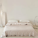 Axyaa Jacquard Eucalyptus & Cotton 3pcs Duvet Cover Set - High Quality
