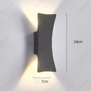 Axyaa LED Waterproof Wall Lamp Indoor/Outdoor Decorative Lighting for Garden, Corridor