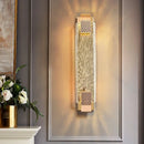 Axyaa Nordic Crystal Wall Light Sconce for Indoor Living Room Bedroom Decor