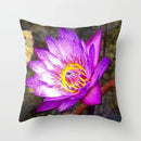 Axyaa Decor Pillowcase: Flower Print Square, Bedroom & Living Room 45x45cm