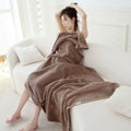 Axyaa Cotton Bath Towel Shawl Sofa Blanket 90X180 Terry Towel