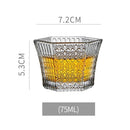 Axyaa Hexagonal Crystal Shot Glass 75ml