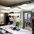 Axyaa Silk Wabi Sabi Pendant Lamp: Nordic Chandelier for Home Decor Lighting