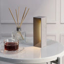 Axyaa Concrete Stone Table Lamp Touch Dimming LED Desk Light, Industrial Warm White Gray