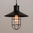 Axyaa Black Bird Cage Industrial Chandelier Pendant Light