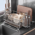 Stainless Steel Drainer Rack for Kitchen Organization - Axyaa Dish Drying Shelf