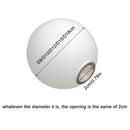 Axyaa Matte White Globe G9 Glass Shade Replacement Various Sizes Glass Cover