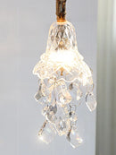 Axyaa Modern Giraffe Head Crystal Wall Lamp for Bedroom Decor