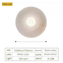 Axyaa Circle LED Wall Sconces - Retro Japanese Resin Design