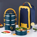 Axyaa Stainless Steel Bento Box Set for Child & Adult Lunch Storage