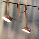 Axyaa Leather Pendant Light: Modern Villa Chandelier for Home, Office, and Shop