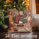 Axyaa Christmas Festive Pillow Covers for Sofa Bedroom Car