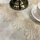 Axyaa Oval Macrame Lace Tablecloth for Dining Wedding Kitchen Party Decor