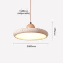 Axyaa Circular Stone LED Pendant Lamps - Modern Decorative Lighting for Home and Hospitality