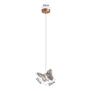Axya Crystal Butterfly Pendant Lamps LED Lighting for Home Decor
