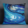 Axyaa Oil Painting Pattern Pillowcase for Car Ornaments, Office, Living Room Home