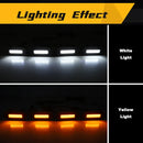 Axyaa 4Runner TRD Pro Front Grille LED Warning Lamps - White Amber Smoked