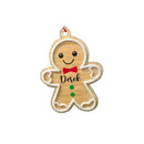 Gingerbread Cookie Ornament Personalized for Kids by Axyaa