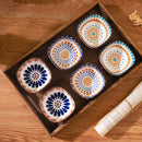 Axyaa Ceramic Bohemian Dish Set for Home, Restaurant, Party - 6pcs