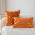 Axyaa Christmas Printed Plush Pillow Cover 45x45 - Stylish Sofa Decor