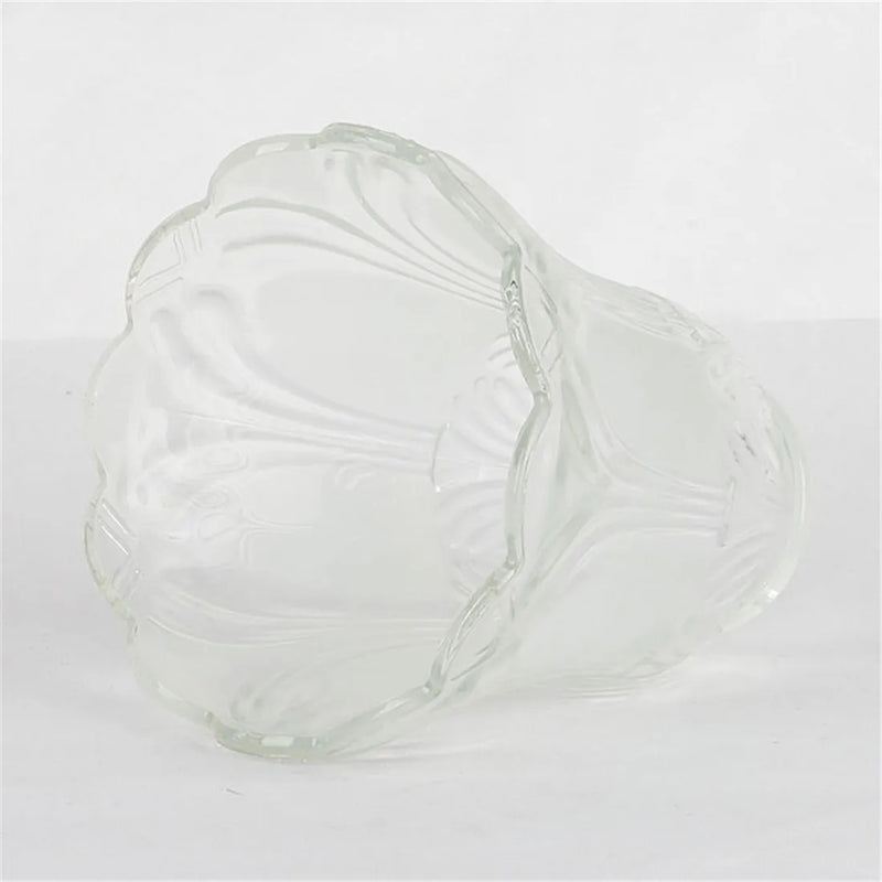 Axyaa Clear Cognac Glass Shade Replacement for Ceiling Fan and Wall Fixtures