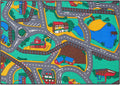 Axyaa Kids' Car Rugs: Non-Slip Room Play Mats for Boys and Girls
