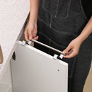 Axyaa Stainless Steel Towel Rack Wall Mounted Bathroom Kitchen Organizer Shelf