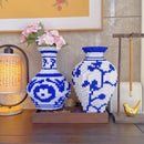 Axyaa Dezhen Blue White Vase Building Block Puzzle Chic High Difficulty Toy