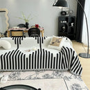 Axyaa Chenille Sofa Cover: Universal, Anti-Slip, Comfy, All Season, Living Room Decoration