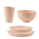Axyaa Eco-Friendly Wheat Straw Tableware Set - Plate, Dish, Bowl, Cup