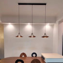 Axyaa Retro Metal LED Pendant Lights for Modern Dining Table Chandeliers