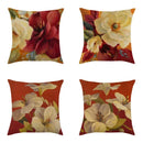 Axyaa Floral Linen Pillowcase 45x45cm
