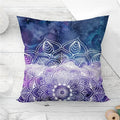 Axyaa Mandala Sun Moon Pillowcase: Bohemian Sofa Cushion Cover