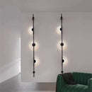 Axyaa Modern LED Wall Lamp Gold Black Bracket Light for Living Room & Restaurant