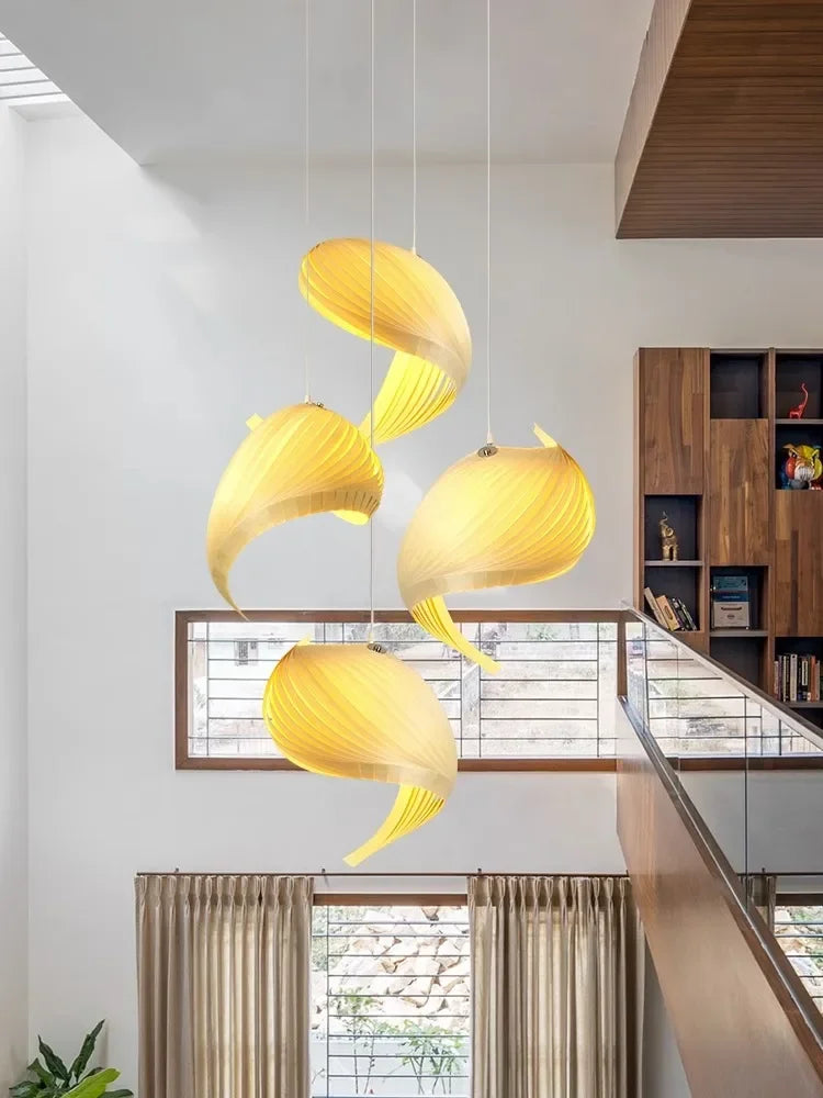 Axyaa Nordic LED Pendant Light Chandelier for Living Dining Room