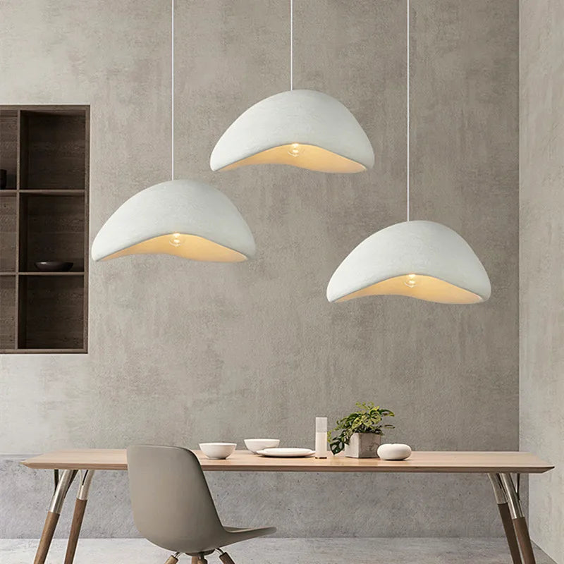 Axyaa Nordic Wabi Sabi Chandelier LED Pendant Lights for Home Decor