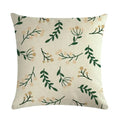 Axyaa Floral Bird Linen Pillowcase 45*45cm for Home Decor and Comfort