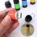 Axyaa Rechargeable Waterproof Mini Keychain Light LED Flashlight