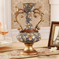 Axyaa Retro Resin Vase: Home Table Decor Ornaments for Livingroom, Hotel, Club
