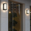 Modern LED Black Wall Sconce for House Garage Patio by Axyaa
