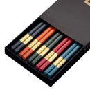 Axyaa Japanese Alloy Non-Slip Sushi Chopsticks Set - 5 Pair Reusable Tableware Gift