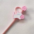 Cherry Blossom Bear Silicone Straw Cover for 30oz Cups by Axyaa