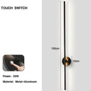 Axyaa Black LED Wall Lamps Wall Lights Switch for TV Background Indoor Wall Lighting