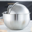 Axyaa Stainless Steel Mixing Bowl with Scale for Kitchen Cooking