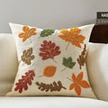 Axyaa Halloween Maple Pumpkin Thanksgiving Cushion Cover Set